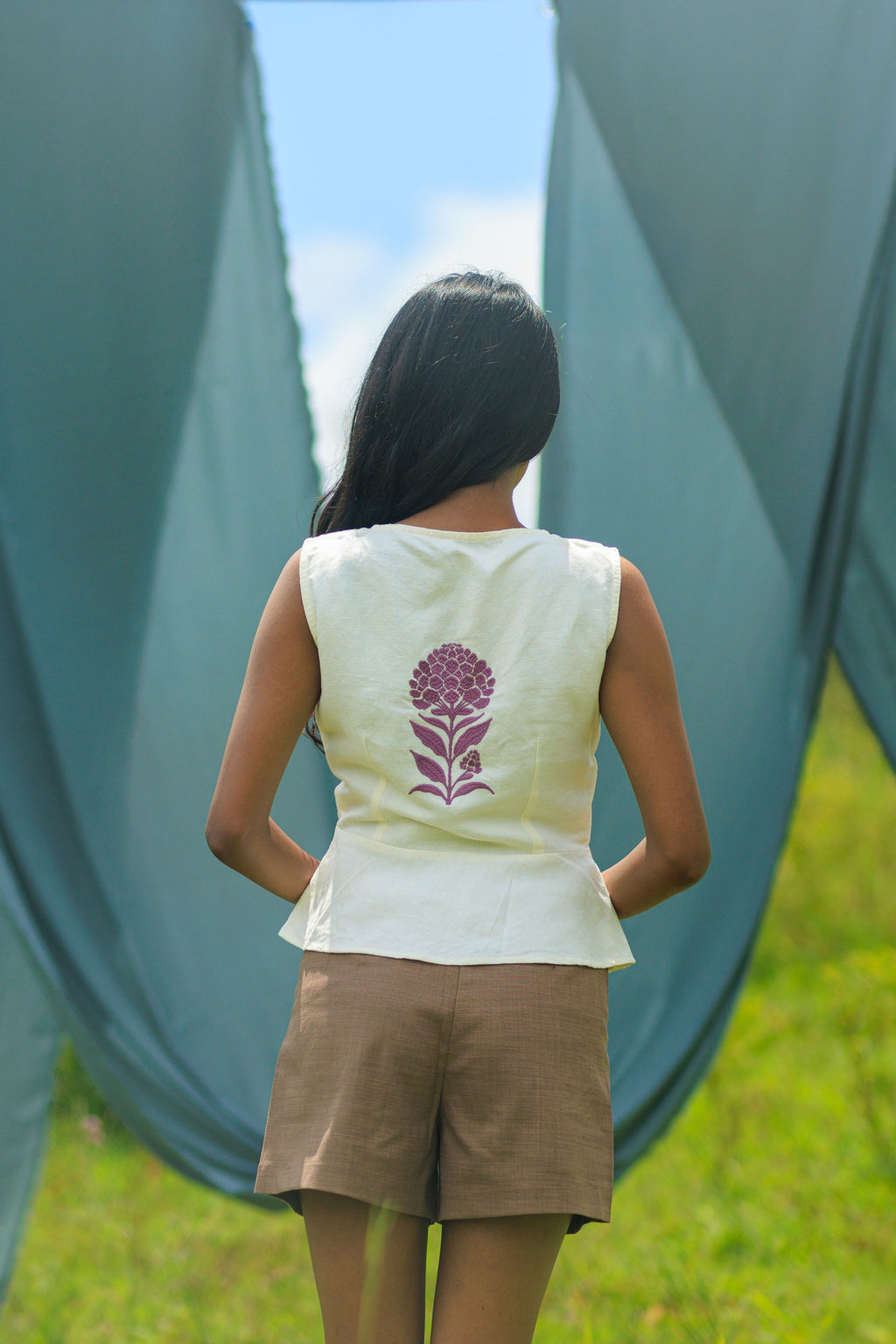 Elusive Bloom Vest Top