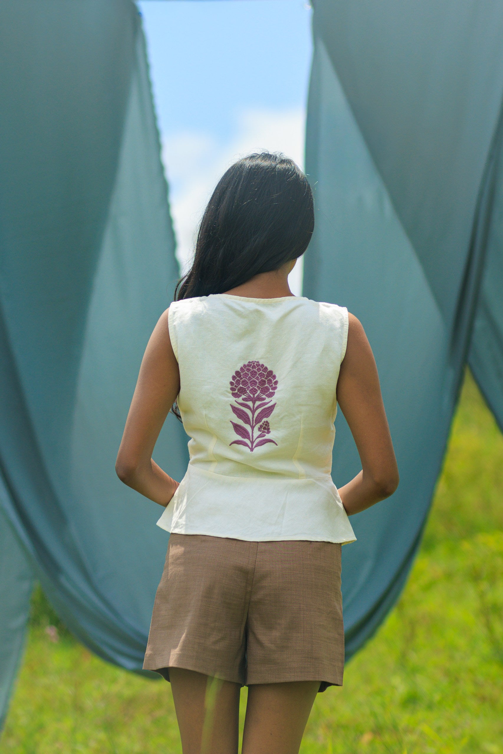 Elusive Bloom Vest Top