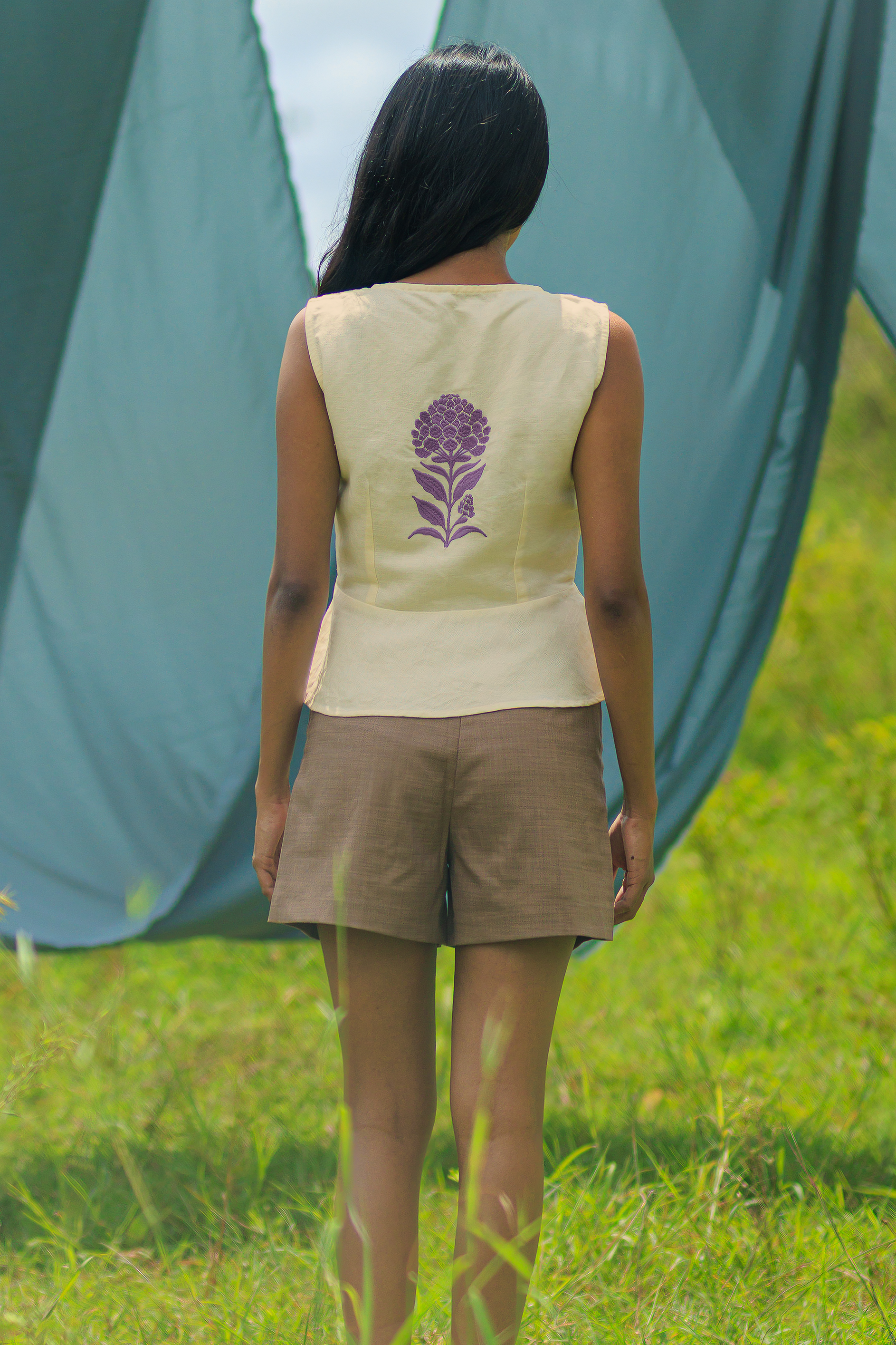 Elusive Bloom Vest Top