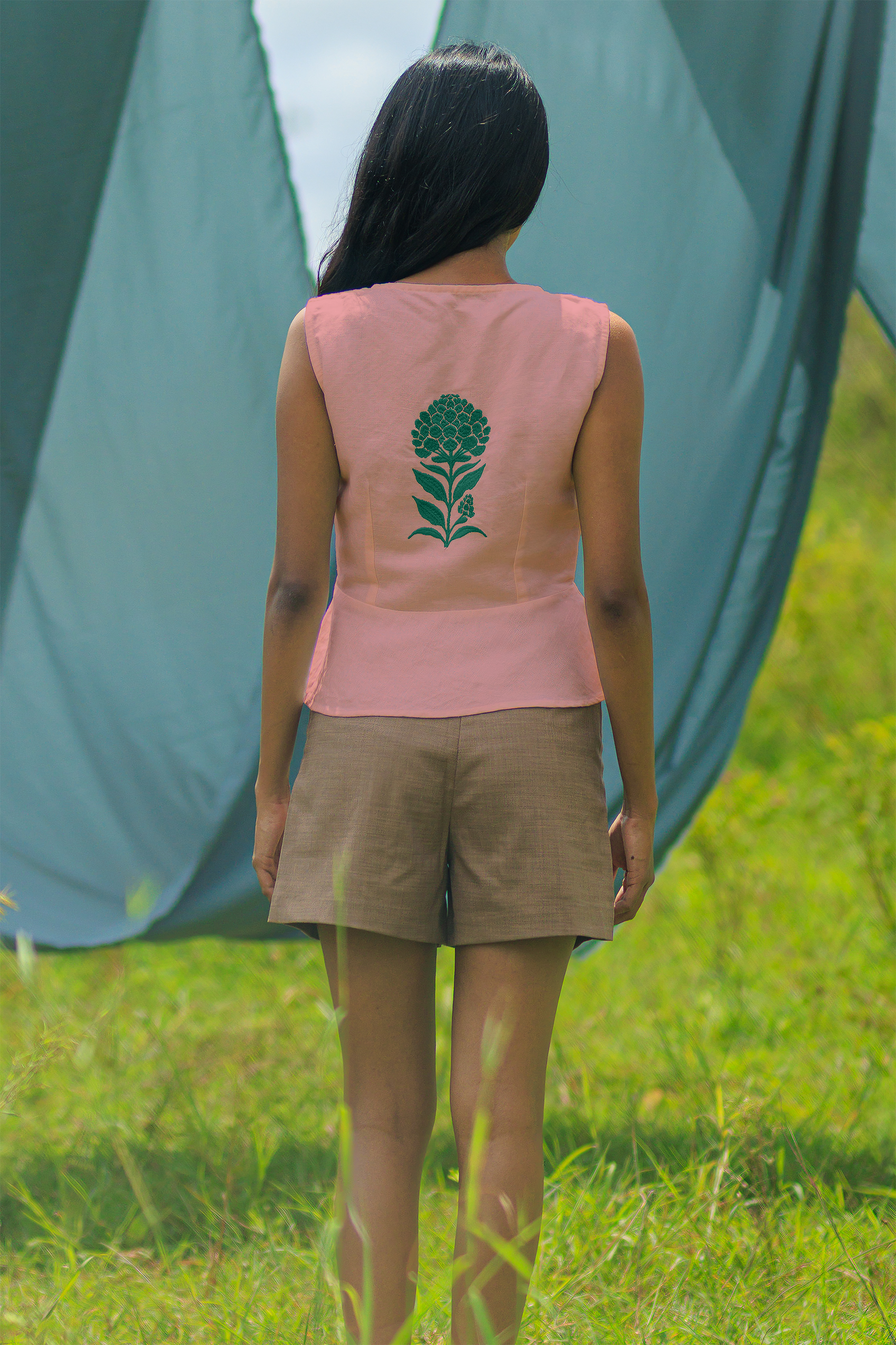 Elusive Bloom Vest Top